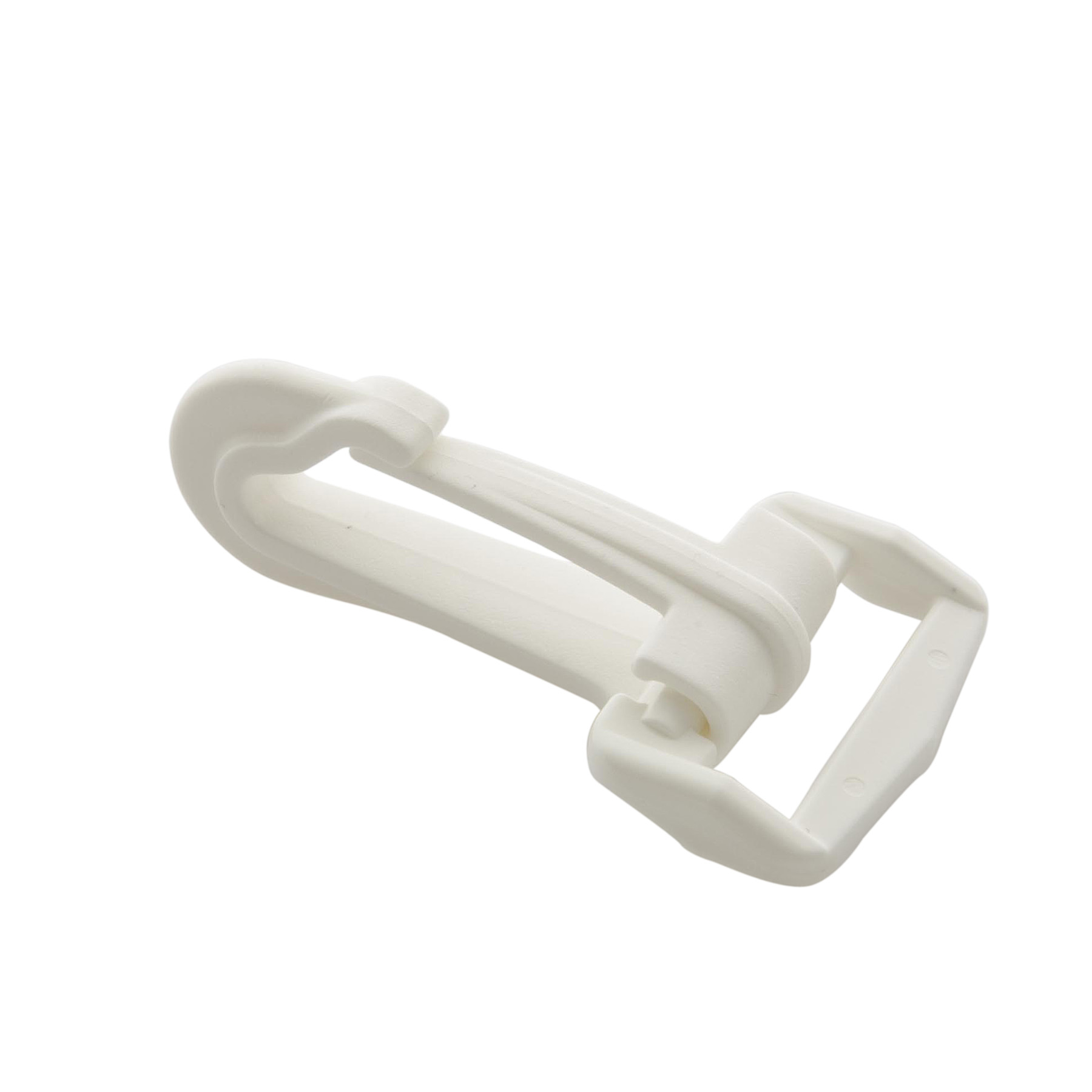 1 in White Snap Hook Assembly - Plastic Snap Hooks - Granat
