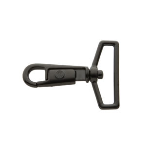 1 1/2 in Shiny Black Resin Snap Hook 4901
