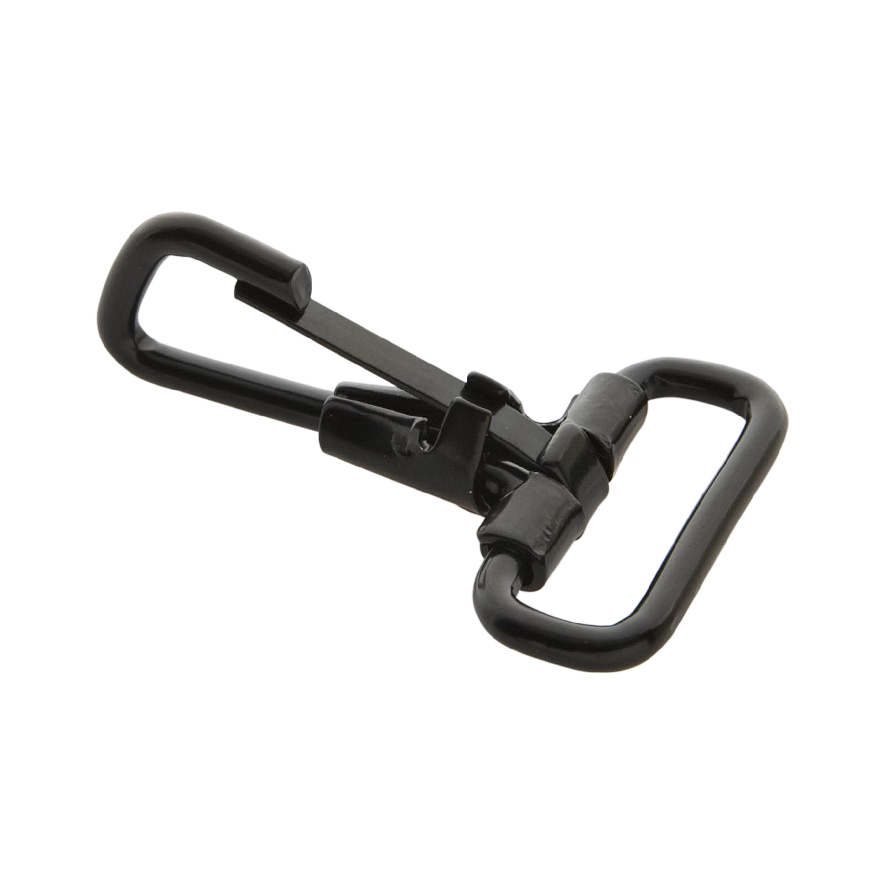 1 in Dull Black Resin Snap Hook - Industrial Snap Hooks, Spring Snap ...