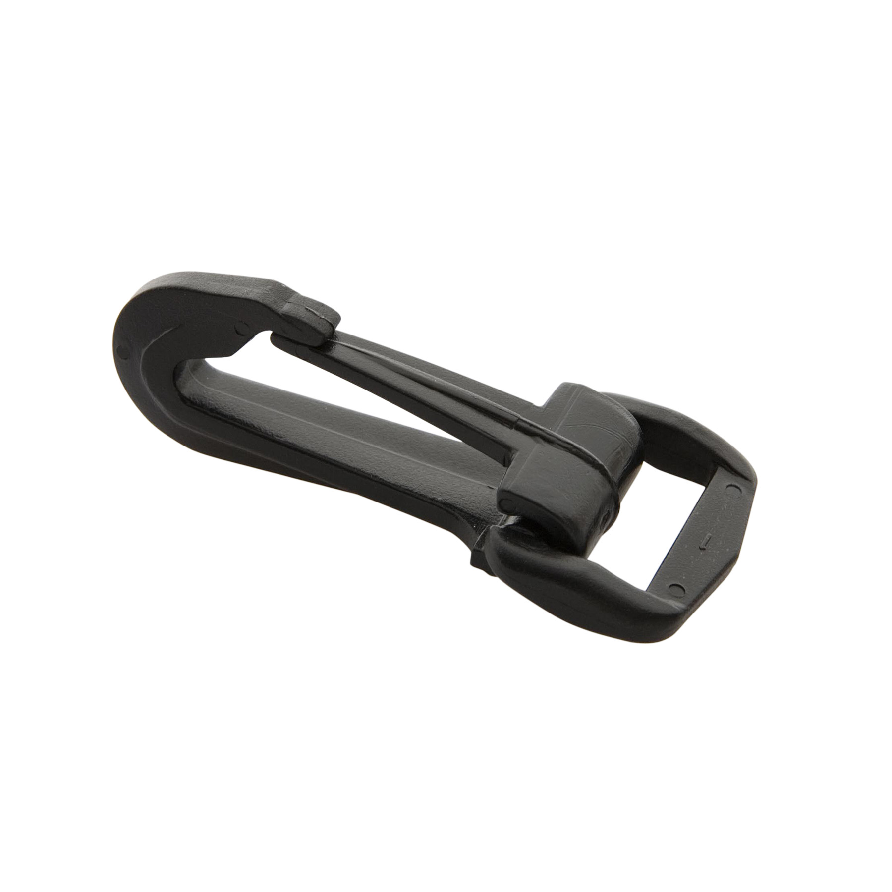 3/4 in Black Snap Hook Assembly - Plastic Snap Hooks - Granat