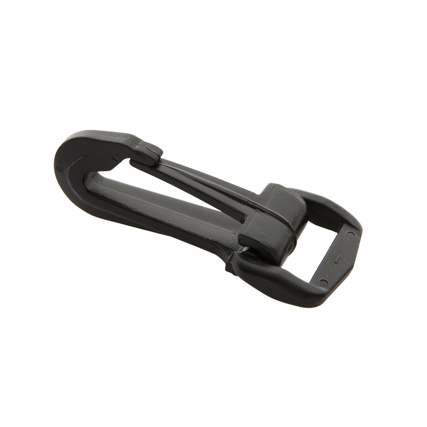 3/4 Inch Plastic Swivel Snap Hook Black - Strapworks