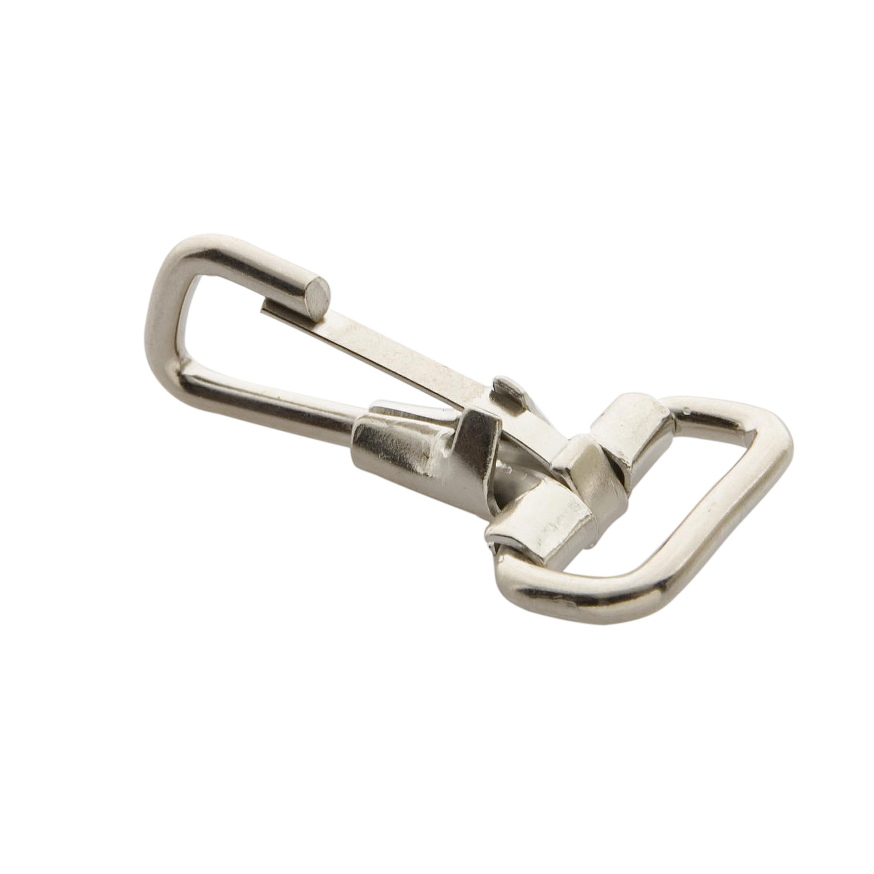 ¾ in Nickel Plated Snap Hook - Industrial Snap Hooks, Spring Snap