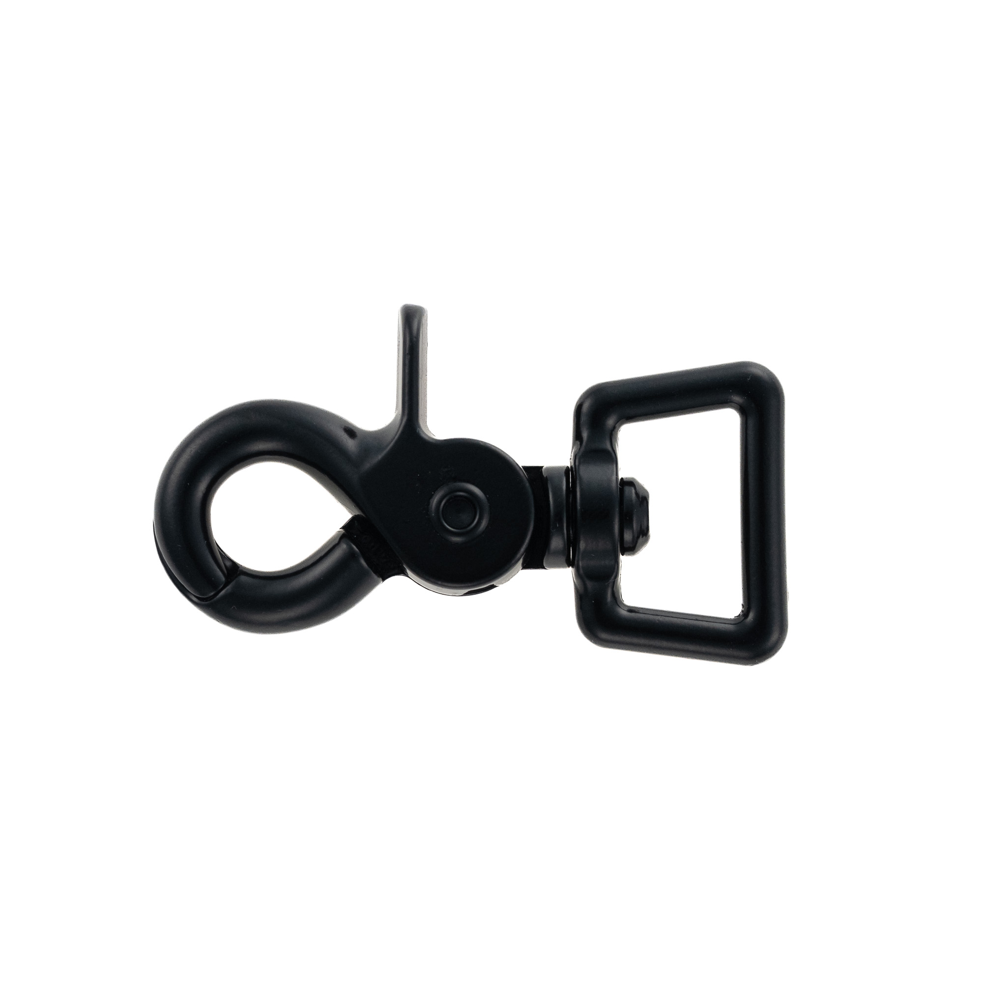 3/4 in Black Resin Trigger Snap with Square Eye #5015