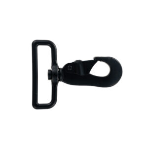 2 in Zinc Die Cast Black Resin Swivel Snaphook #848