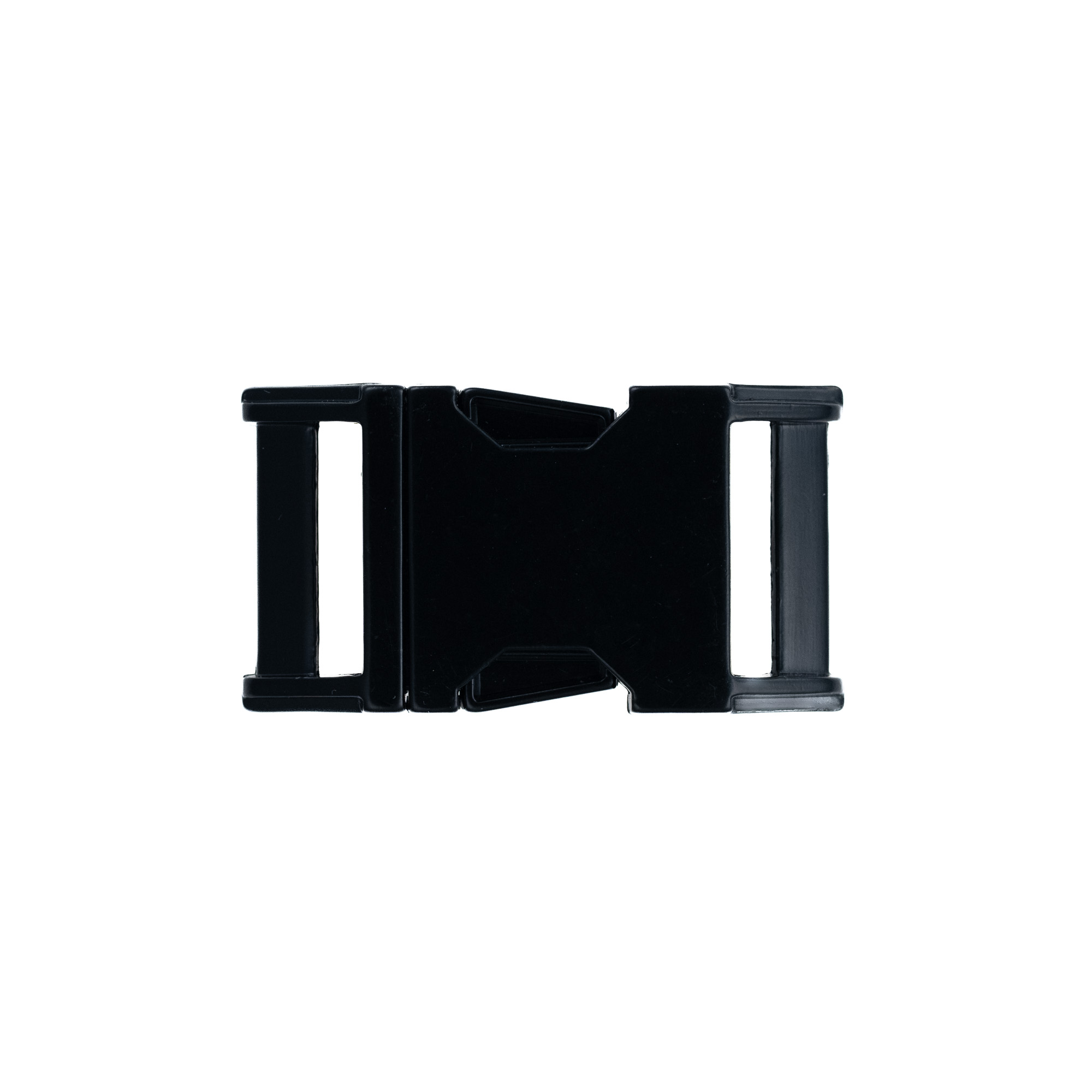 1 in Zinc die Cast Side Release Buckle – Black Resin